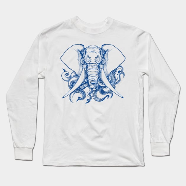 elephant Long Sleeve T-Shirt by CheMaik